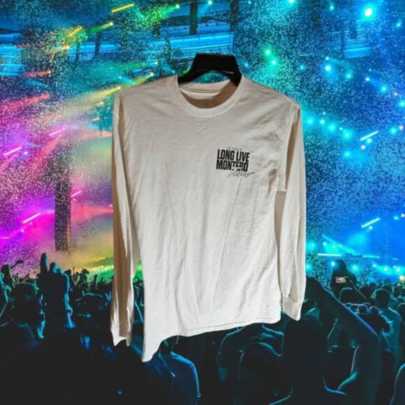 Lil Nas X Long Live  Montero Tour Long Sleeve Tee Size M (OS-1180) - Picture 1 of 3